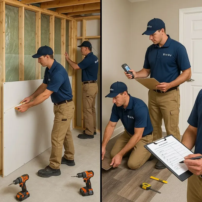 Repairs and Reconstruction process in Hartford, NY